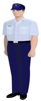 Men's Undress Blue Summer Bravo Uniform Picture